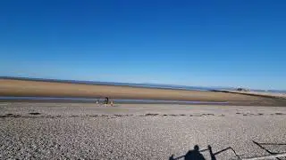 Morecambe beach october