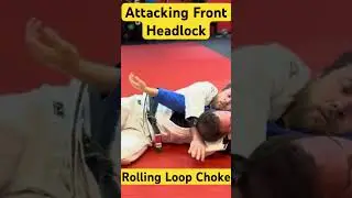Rolling Loop Choke | Front Headlock #jiujitsu #bjj #submission #turtle. #headlock