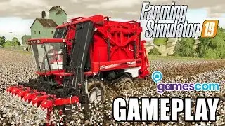 FARMING SIMULATOR 19 | GAMEPLAY - First Look (Gamescom)