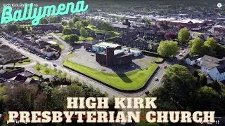 High Kirk Church Ballymena From Above