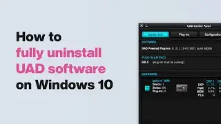 Поддержка UA: как удалить программное обеспечение UAD в Windows 10