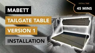 How to Install the Tailgate Table (Standard Version - V1) by Mabett - 2021+ Ford Bronco