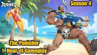 The Punisher Aqua Arsenal 1 Hour of Gameplay | Marvel Rivals | Season 4