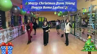Santa Baby - Ariana Grande | 32ct 1Wall Christmas Line Dance | Zaldy Lanas
