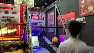 (球已泵到氣壓5psi) 協會場地 飛絡力機 5個硬湯姆熊球599分(+5)