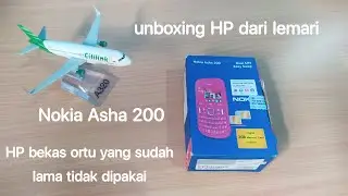 unboxing & review HP peninggalan mama || Nokia Asha 200