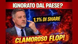 Giannini CROLLA in TV: il FLOP che smaschera la propaganda anti-Meloni!