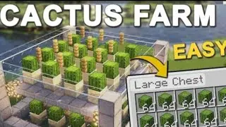 Make a best cactus farm in minecraft 