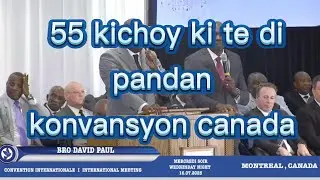 55 Kichòy ki te di pandan konvansyon Canada a