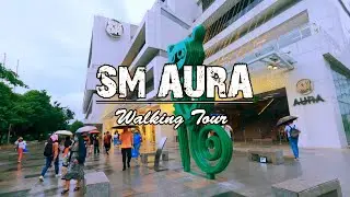[4K] BGC SM AURA PREMIER Rooftop Garden Afternoon Walking Tour