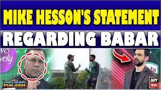 Mike Hesson's Statement Regarding Babar
