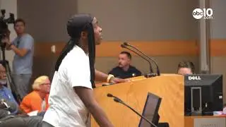 Brother of Stephon Clark, Stevante Clark speaks at Sacramento City council meeting