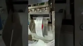 Computer hot and cold wash care label cutting machine