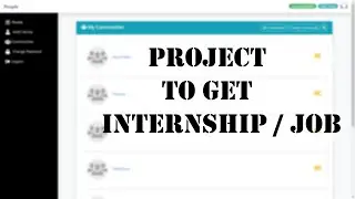 Project that got me into internship/ job in a startup