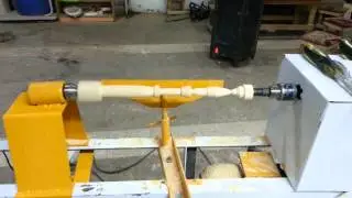 el yapımı ağaç torna makinası