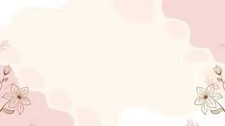 Floral wedding invitation blank template