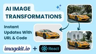 AI Image Transformations Using Imagekit 🤯 [Hindi]