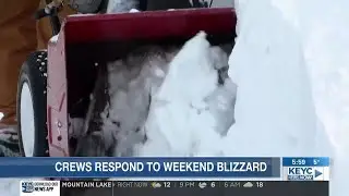Digging out of the blizzard; snow emergencies in effect
