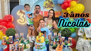 Festa 3 Palavrinhas: 3 anos do Nicolas