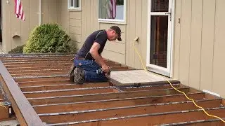 Installing a Picture Frame Around Our New Deck - Trex Color Issues