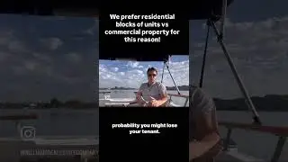 Residential unit blocks are more stable than a commercial property!