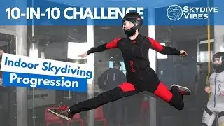 Indoor Skydiving Competition Training Continues - 10-in-10 Challenge