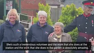 Honour for Julia Prigg, Wrabness rail station volunteer.