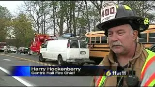 Two school buses involved in accident on Ro