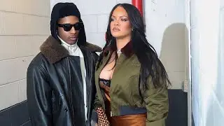 Rihanna at Asap Rocky's listening party