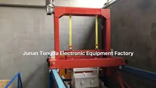 Testing before delivery: Automatic Type barrel electroplating machine