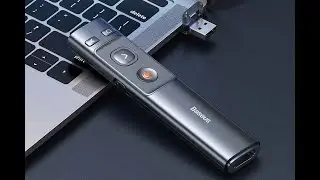 Baseus 2.4GHz Wireless Presenter Remote Controller Red Laser Pen USB Pen Projector from Aliexpress