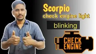 Scorpio check engine light blinking/self and key not working solution 
