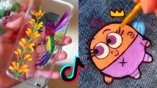 People Painting Things on TikTok for 7 Minutes Straight (Part 47)  Tik Tok Art Compilation