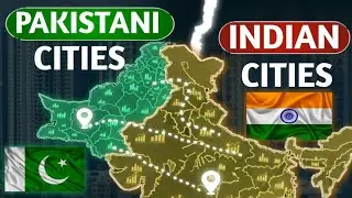 Indian cities Vs Pakistani cities full Comparison | 2026 | Economy, infrastructure,  percapita..#gdp