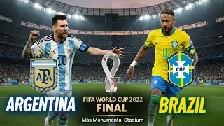 ARGENTINA 🆚 BRAZIL🤯😯 Messi x Neymar 🥶|| Efootball 2025 PC Gameplay by @HyperPlayGame 