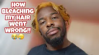 BLEACHING MY DREADS GONE WRONG!