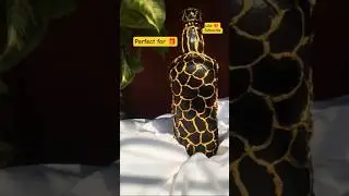 Unique Bottle Art 🍾|Bottle Painting |DIY #shorts #art #handmadewithlove #trending  #diy #craft