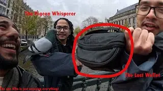 Nepali Voyagers Lost Wallet 1st day in Amsterdam: Pigeons, Food, Canals, Museums and Banksy at MOCO!