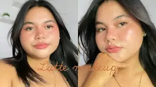 Latte makeup look🍂🤎