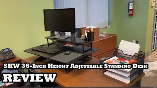 SHW 36-Inch Height Adjustable Standing Desk-Amazing addition to any Office!