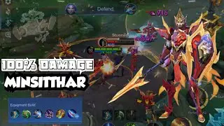 NEW MINSITTHAR IN MYTHIC 2026 | BUILD TOP 1 GLOBAL MINSITTHAR GAMEPLAY 🤯| MLBB | #mlbb 