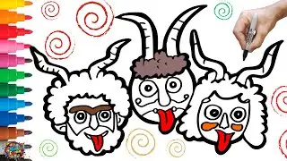 Dibuja 3 Dimonis de Sant Antoni 🔥🐷 | Dimonis, Foguerons y Tradiciones de Mallorca para Ni&ntilde;os