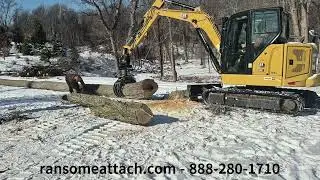 HD Rotating Grapple on a CAT 306 excavator