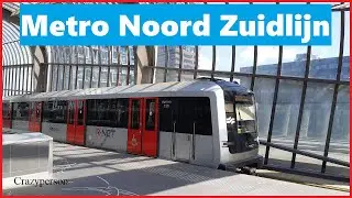 Metro Amsterdam Zuid - Noord | GVB Lijn 52 Noord Zuidlijn 2022