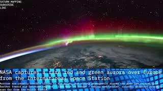 Saturn Mapping Info Presents: NASA Captures Aurora in Earth