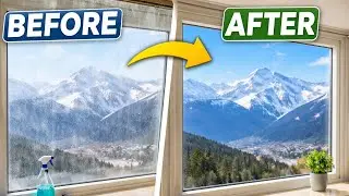 Living Room Window Cleaning | Deep Glass Cleaning ASMR | Calm & Satisfying Result