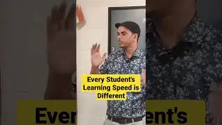 Every Student's Learning Speed is Different #learning #student #jaysir #profjay #teacherscollege