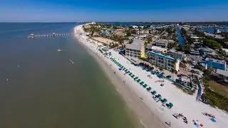 Drone footage Fort Myers Beach Hurricane Ian damage [Clean Up]