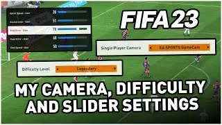 What Camera, Sliders and Difficulty do I use?