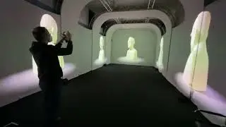 Holographische 3D Projektion im VRlab des Deutschen Museum